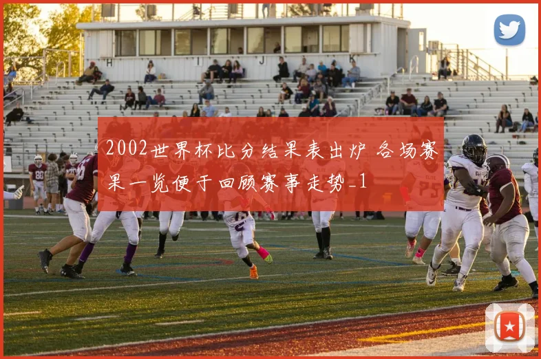 2002世界杯比分结果表出炉 各场赛果一览便于回顾赛事走势_1